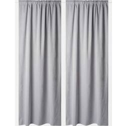 Åhléns Home Mörkläggningsgardin 135x250 cm 2-pack Grå