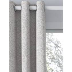 John Lewis Hidcote Weave Pair Lined Eyelet Curtains
