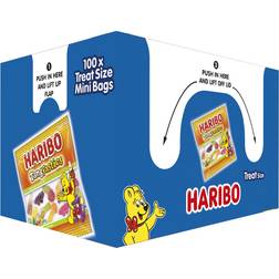 Haribo Sour Sweets Mini Bags 16g x 100 packs