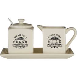 Premier Housewares Vintage Home and Milk Sugar bowl