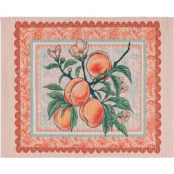 Furn Anemone Peaches Indoor and Outdoor Placemat 36 x 46 cm 4 Pack Place Mat Multicolour