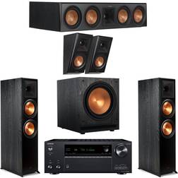Klipsch 5.1 Ebony Home Theater System with 2 RP-8000F Front Speaker
