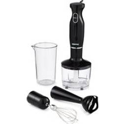 Geepas 4-in-1 Black Hand Blender with Electric Whisk