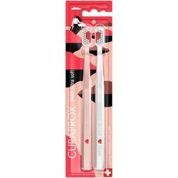 Curaprox Limited Edition Romantic Tandbørster 5460 Ultra Soft 2 Stk