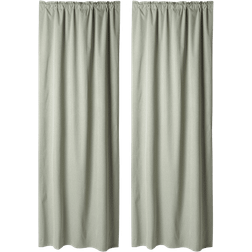 Åhléns Home Mörkläggningsgardin 135x250 cm 2-pack Grön