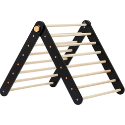 Duck Woodworks Climbing Triangle Floor Set Black