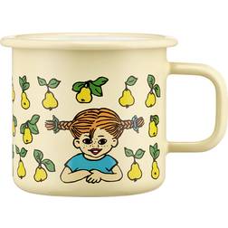 Muurla Pippi Longstocking Enamel Mug 3.7 dl Mug