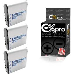 Ex-Pro Battery NP-40 NP40 for Casio Exilim EX FC100 FC150 Z30 Z40 Z55 Z57