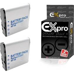 Ex-Pro 2 x Battery NP-40 NP40