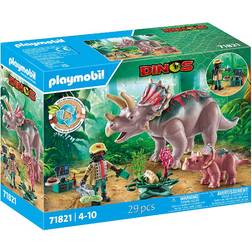 Playmobil Dinos Triceratops Familie 71821