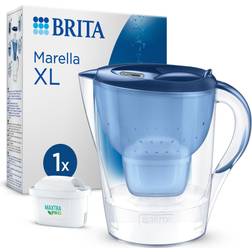 Brita Marella XL Water Filter Jug Blue 3.5L incl 1x Maxtra Pro All-in-1 Cartridge Pitcher