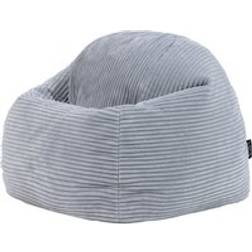 ICON Kids High Rest Beanbag Corduroy Light Grey One Size