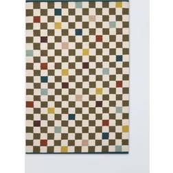 John Lewis Checkerboard Wool Rich Rug Multi