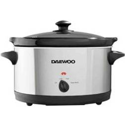 Daewoo 6.5L Slow Cooker Stainless Steel