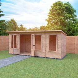 Shire Peony 16x6 Pent Summerhouse (Building Area )