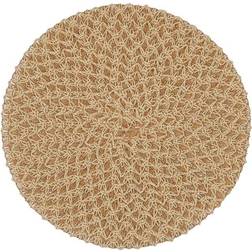 Fondaco Kerstin Tvåfärgad Jute Och Beige Bordstablett Natur
