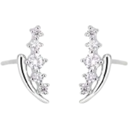 Shein 1pair Miniature Wheat Tassel & Rhinestone Decor Earrings