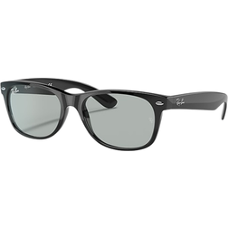 Ray-Ban New Wayfarer Asian Fit Sunglasses - Shiny Black