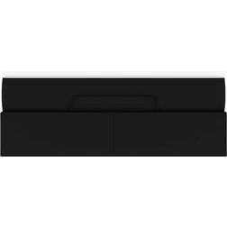 vidaXL Ottoman Med Madrass 120x190 cm Ramsäng 120x190cm