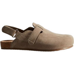 H&M Beige Sandaler I Denim - Ljusbrun