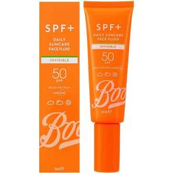 Boots SPF+ Invisible Face Daily Suncare Face Fluid SPF50 50ml