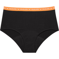 Libresse Teen Brief Ample Menstrual Panties - Black/Orange