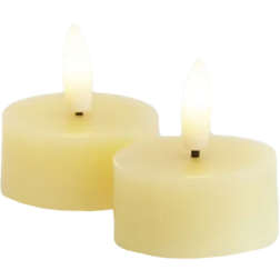 Sirius Sille Värmeljus 2 St Set Ø4,5 x 2,2 cm Ljusgul LED-ljus 2.2cm 2st