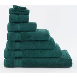 Dunelm Egyptian Cotton Towel Bottle Green Towel Green (30x30cm)