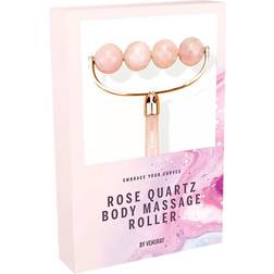 Venuray Gua Sha Body Roller Rosa Quartz 1 stk