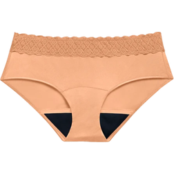 Libresse Hipster Full Lace Moderate Menstrual Panties - Apricot