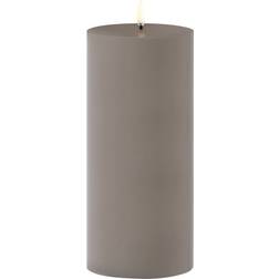 Uyuni Outdoor LED Pillar Candle Sandstone 8.4 x 20 cm Sand LED-lys 20cm