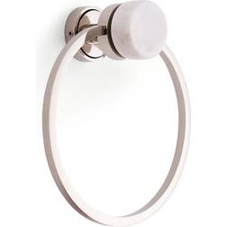 Dorma Purity Marble Towel Ring Chrome