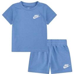Nike Little Boys' Club Fleece LBR Short Set - Blue Beyond
