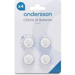 Andersson CR2016 Lithium 4-pcs