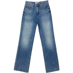 Stradivarius D92 Straight fit wide leg jeans - Denim