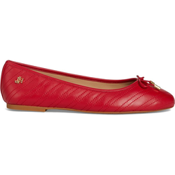 Lauren Ralph Lauren Jayna Ballet Flats - Festive Red Stitch