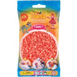 Hama Midi Perler Pastel Red 1000stk ‎207-44