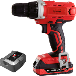 Mitsutomo Bore-/Skruemaskine 18 V Batteri Og Lader