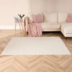OHS Boucle Plush Rug 80 x 150 cm Beige 80x150cm