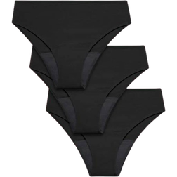 Libresse Essentials Brazilian Ample Panties 3-pack - Black