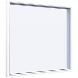 Sparvinduer FK0101 Aluminium, Træ Fast vindue Vindue med 3-lags glas 30x30cm