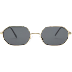 Pull&Bear Hexagonal Metal Frame Sunglasses - Gold