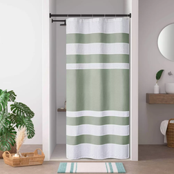 Madison Park Striped Shower Curtain 84 x 72 in