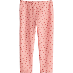 H&M Cotton Jersey Leggings - Pink