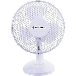 Belaco 9 Inch Table Fan with 2 Speed Oscillating Cooling Fan