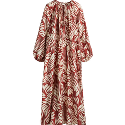 H&M Dame Rød Oversized kjole med snøring