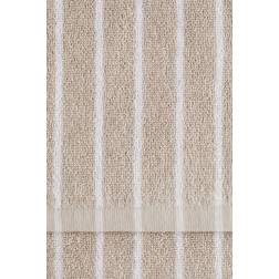 H&M Randig gästhandduk Gästhandduk Beige, Vit (50x30cm)