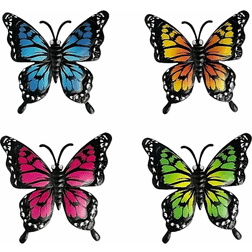 Shein pcpcs Metal Butterfly Wall Fence Art Decoration Suitable