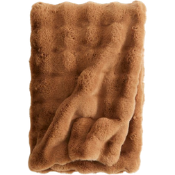 H&M Structured Fluffy 110x150 Blankets Brown (150x110cm)