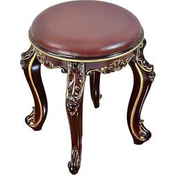 LMHAUSS Vanity Pall Skobänk Vadderad Bänk Stol ABS Plast Stål Sittpall 42cm